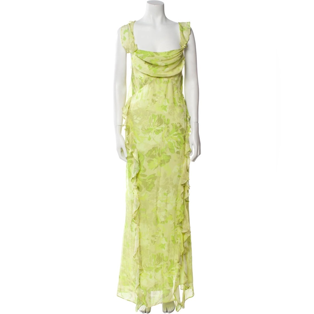 Nightline‎ Floral Green Dress size 10 NWT